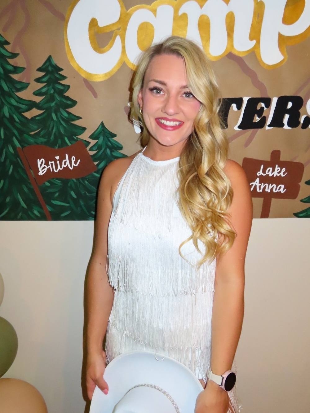 White Fringe Halter ROMPER